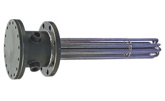 Flanged Immersion Heaters with Custom Size and Shape Flanges